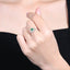 14K GOLD 0.45 CTW VIVID GREEN NATURAL EMERALD & DIAMOND RING