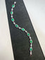 14K GOLD 6.18 CTW VIVID GREEN NATURAL EMERALD & DIAMOND BRACELET