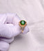 14K GOLD 3.5 CT NATURAL TOURMALINE & DIAMOND RING