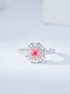 GIA CERTIFIED 14K GOLD 0.85 CTW NATURAL PINK DIAMOND & DIAMOND RING