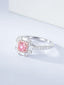 GIA CERTIFIED 14K GOLD 0.85 CTW NATURAL PINK DIAMOND & DIAMOND RING