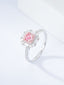 GIA CERTIFIED 14K GOLD 0.85 CTW NATURAL PINK DIAMOND & DIAMOND RING