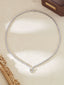 14K GOLD 4.56 CTW NATURAL H DIAMOND NECKLACE