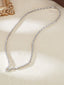 14K GOLD 4.56 CTW NATURAL H DIAMOND NECKLACE