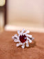 14K GOLD 1.94 CTW NATURAL RUBY & DIAMOND RING