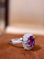 14K GOLD 3.40 CTW NATURAL SAPPHIRE & DIAMOND RING