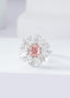 GIA CERTIFIED 14K GOLD 1.50 CT NATURAL PINK DIAMOND & DIAMOND RING