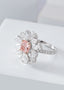 GIA CERTIFIED 14K GOLD 1.50 CT NATURAL PINK DIAMOND & DIAMOND RING