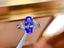 14K GOLD 3.64 CT NATURAL TANZANITE & DIAMOND RING