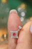 14K GOLD 0.70 CTW NATURAL PINK DIAMOND & DIAMOND EARRINGS