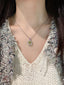 GIA CERTIFIED 14K GOLD 1.77 CTW NATURAL GREEN DIAMOND & DIAMOND NECKLACE