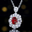 14K GOLD 1.79 CTW NATURAL RUBY & DIAMOND PENDANT