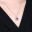 14K GOLD 1.79 CTW NATURAL RUBY & DIAMOND PENDANT