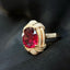 14K GOLD 5.15 CT NATURAL TOURMALINE & DIAMOND RING/PENDANT