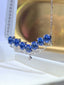 14K GOLD 3.30 CT NATURAL SAPPHIRE NECKLACE