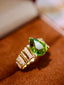 14K GOLD 3.22 CTW NATURAL TOURMALINE & DIAMOND RING