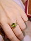 14K GOLD 3.22 CTW NATURAL TOURMALINE & DIAMOND RING