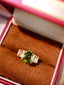 14K GOLD 3.22 CTW NATURAL TOURMALINE & DIAMOND RING