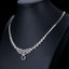 14K GOLD 1.2 CT NATURAL H DIAMOND NECKLACE