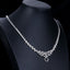 14K GOLD 1.2 CT NATURAL H DIAMOND NECKLACE