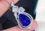 14K GOLD 10.62 CTW NATURAL TANZANITE & DIAMOND PENDANT