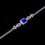 14K GOLD 4.06 CTW NATURAL SAPPHIRE & DIAMOND BRACELET