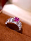 14K GOLD 2.54 CTW NATURAL PADPARADSCHA SAPPHIRE & DIAMOND RING