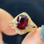 14K GOLD 2.50 CT NATURAL TOURMALINE & DIAMOND RING