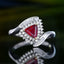 14K GOLD 1.13 CTW NATURAL RUBY & DIAMOND RING