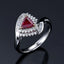 14K GOLD 1.13 CTW NATURAL RUBY & DIAMOND RING