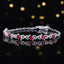 14K GOLD 1.68 CTW NATURAL RUBY & DIAMOND BRACELET