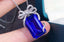 14K GOLD 15.19 CTW NATURAL TANZANITE & DIAMOND PENDANT