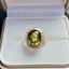 14K GOLD 5.69 CT NATURAL TOURMALINE & DIAMOND RING