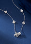 14K GOLD 0.79 CTW NATURAL H DIAMOND NECKLACE