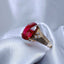 14K GOLD 12.2 CT NATURAL TOURMALINE & DIAMOND RING