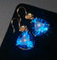 14K GOLD 20.48 CT NATURAL TOPAZ & DIAMOND EARRINGS