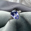 14K GOLD 1.50 CT NATURAL TANZANITE & DIAMOND RING