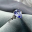 14K GOLD 1.50 CT NATURAL TANZANITE & DIAMOND RING