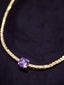 14K GOLD 2.66 CTW NATURAL SAPPHIRE & DIAMOND NECKLACE