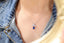 14K GOLD 1.65 CTW NATURAL SAPPHIRE & DIAMOND NECKLACE