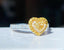 14K GOLD 1.54 CTW NATURAL YELLOW DIAMOND & DIAMOND RING