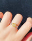 14K GOLD 1.54 CTW NATURAL YELLOW DIAMOND & DIAMOND RING