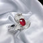 14K GOLD 1.89 CTW NATURAL RUBY & DIAMOND RING