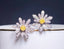 14K GOLD 1.26 CTW NATURAL YELLOW DIAMOND & DIAMOND EARRINGS