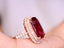 14K GOLD 4.3 CT NATURAL TOURMALINE & DIAMOND RING