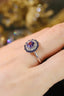 14K GOLD 1.06 CTW NATURAL TANZANITE & DIAMOND RING