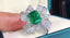 14K GOLD 3.21 CTW VIVID GREEN NATURAL EMERALD & DIAMOND RING