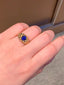 14K GOLD 2.28 CTW NATURAL SAPPHIRE & DIAMOND RING