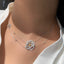 14K GOLD 0.85 CT NATURAL COLOR DIAMOND NECKLACE