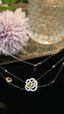 14K GOLD 0.85 CT NATURAL COLOR DIAMOND NECKLACE